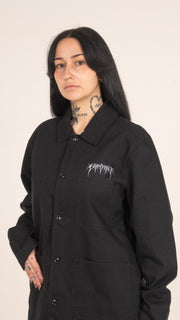 Metal Logo Chore Jacket Black