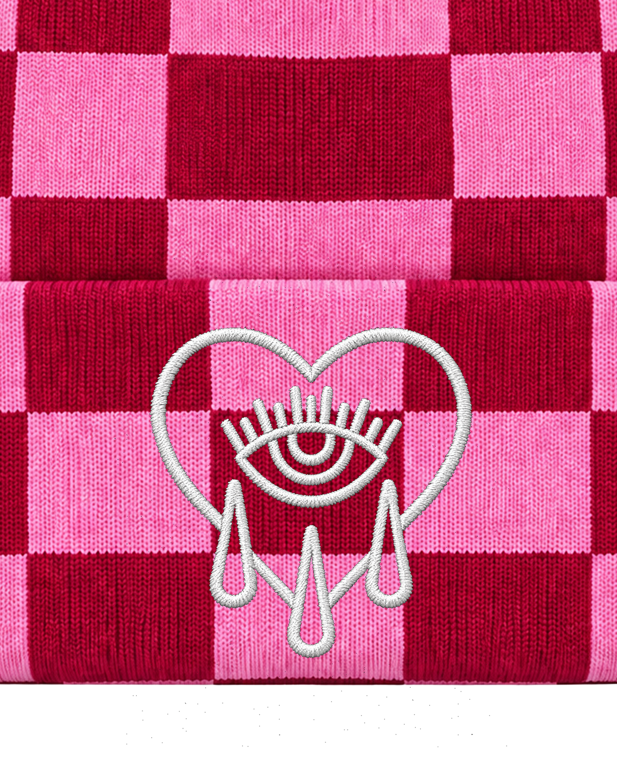 Crying Heart / Pink Beanie