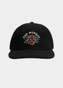 Embroidered Rose Cord Cap