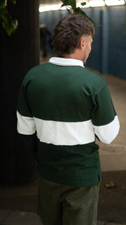 Metal Logo Panelled Rugby Shirt