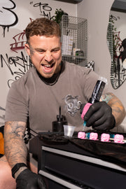 Born With Horns Heavy Tee / Faded Grey