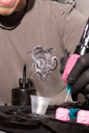 Born With Horns Heavy Tee / Faded Grey