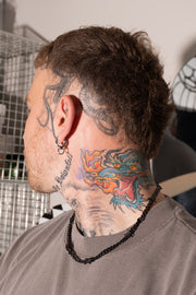 Barbed Wire Necklace Black