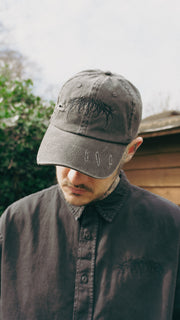 Metal Logo Distressed Cap