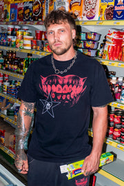 Smiler Heavy Tee / Faded Black