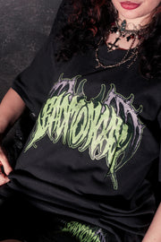 Bat Wings Green Heavy Tee