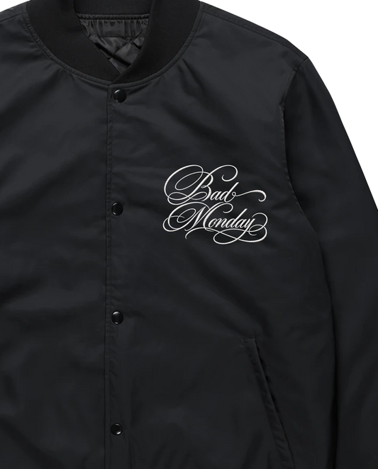 Embroidered Script / Bomber Jacket