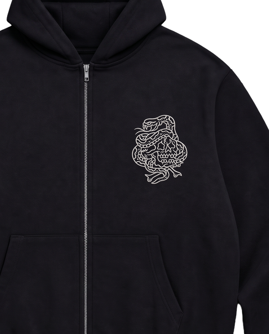 Embroidered Pistol Pete / Zip Hood