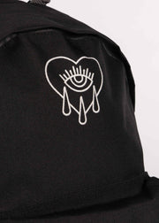 Crying Heart Backpack Black