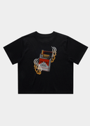 Drunk Cigs / Wo Cropped Tee