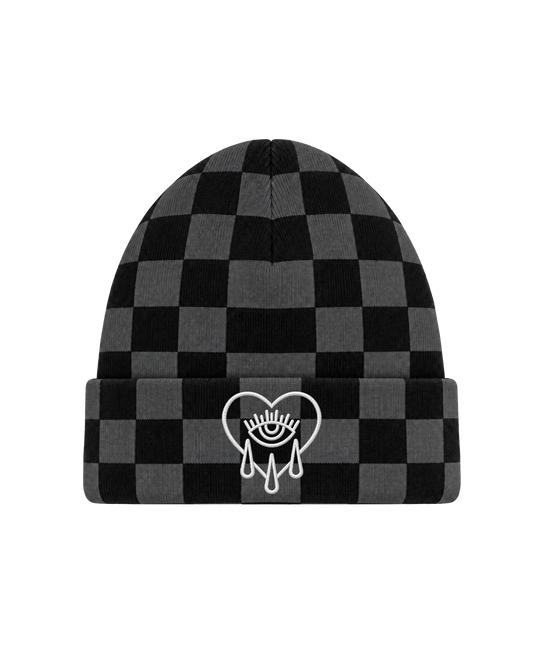 Crying Heart / Black Beanie