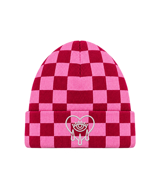Crying Heart / Pink Beanie