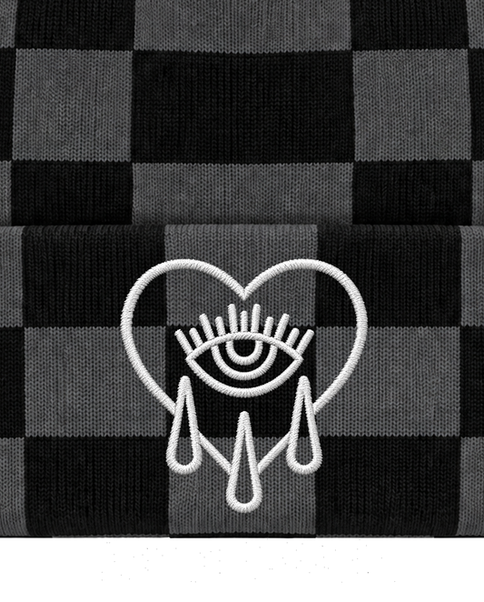 Crying Heart / Black Beanie