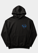 Blue DM / Relax Hoodie Black