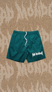 BM Metal Logo Beach Shorts
