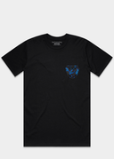 Blue DM  / Standard Tee Black
