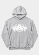Brutal Logo White / Relax Hoodie