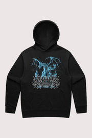 Brutal Dragon Hoodie / Front Print Black