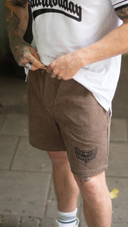Walnut Death Moth Cord Shorts