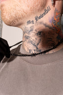 Barbed Wire Necklace Black