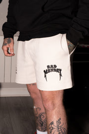 Tattooing Track Shorts Bone