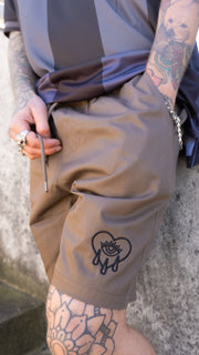 Walnut Crying Heart Walk Shorts