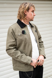 Metal Logo Canvas Jacket Army