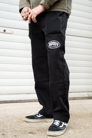 BDMY Logo Canvas Trousers Black