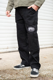 BDMY Logo Canvas Trousers Black