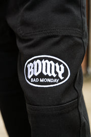 BDMY Logo Canvas Trousers Black