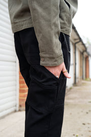 BDMY Logo Canvas Trousers Black