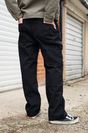 BDMY Logo Canvas Trousers Black