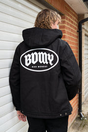 BDMY Hooded Canvas Jacket Black