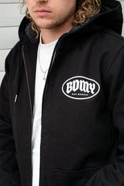 BDMY Hooded Canvas Jacket Black