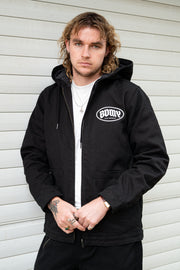 BDMY Hooded Canvas Jacket Black