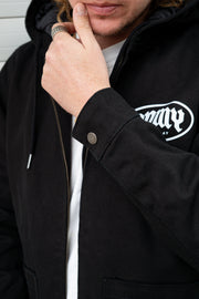 BDMY Hooded Canvas Jacket Black