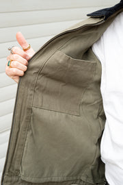 Metal Logo Canvas Jacket Army