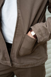 BDMY Logo Canvas Jacket Walnut