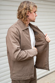 BDMY Logo Canvas Jacket Walnut