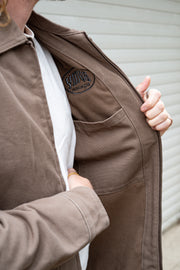 BDMY Logo Canvas Jacket Walnut