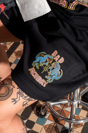 Raptors / Black Track Shorts