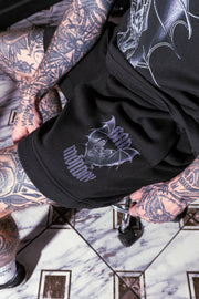 Night Scream / Faded Black Track Shorts