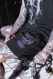 Night Scream / Faded Black Track Shorts