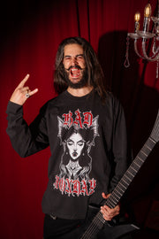 Vampy  Heavy LS Tee / Faded Black