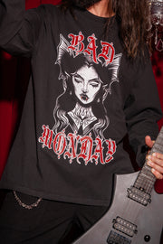 Vampy  Heavy LS Tee / Faded Black