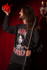 Vampy  Heavy LS Tee / Faded Black