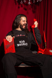 Spike Logo Canvas Overalls Black