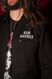 Spike Logo Canvas Jacket Black