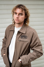 BDMY Logo Canvas Jacket Walnut