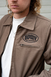 BDMY Logo Canvas Jacket Walnut